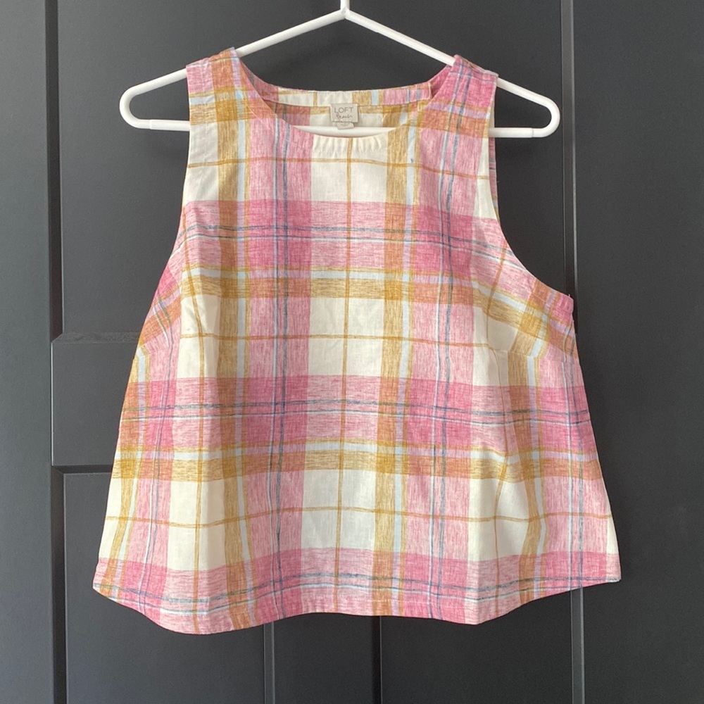 LOFT Beach Cropped swing top